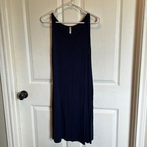 Navy tank dress
